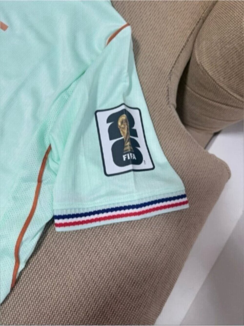 France Away Soccer Jersey World Cup 2026 Mbappe #10 - Picture 4 of 6